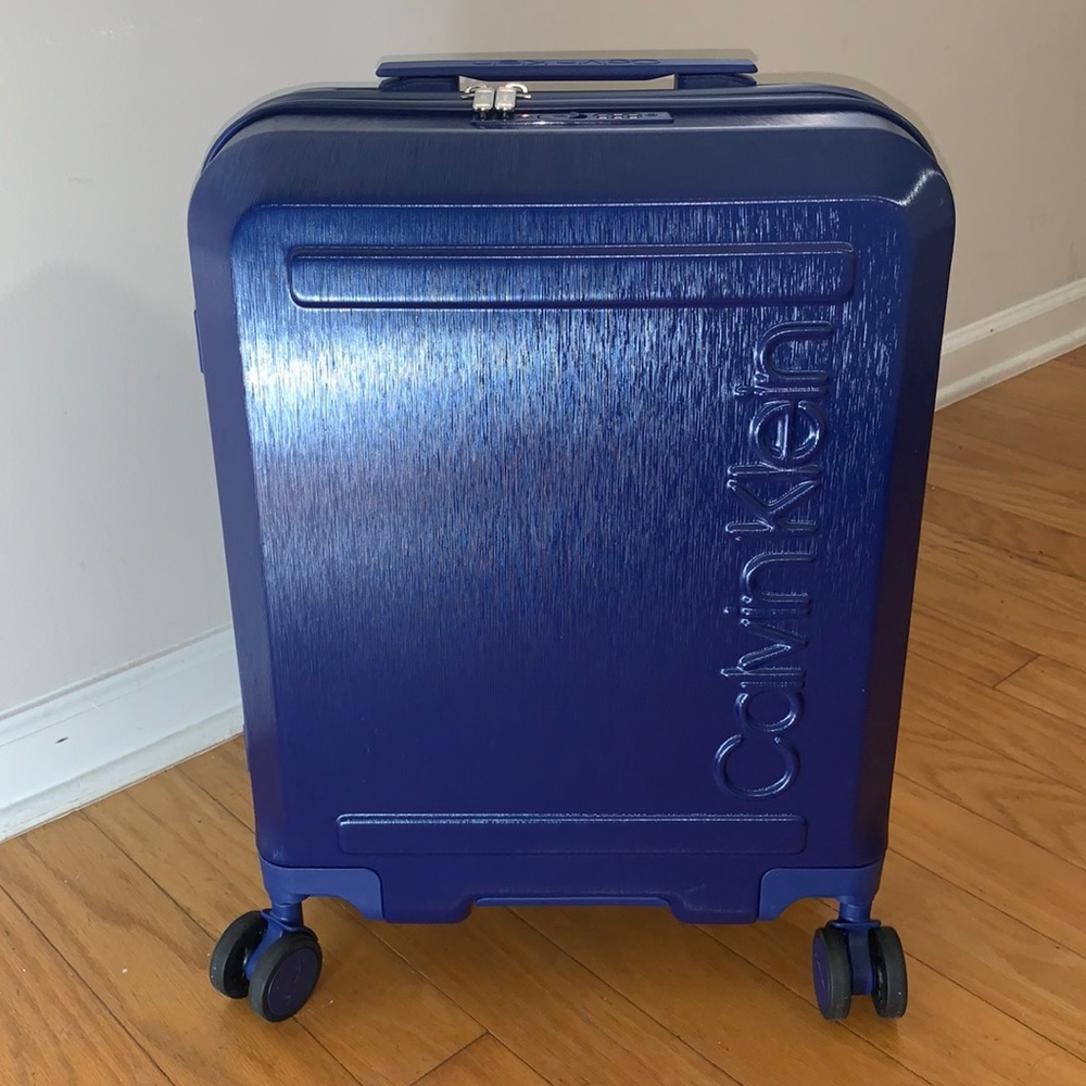 Calvin Klein Royal Blue Hard-Case 20” Carry-On
